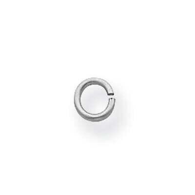 20 Gauge 5.00mm Round Jump Ring Setting 18k White Gold 8W2121, MPN: 8W2121,
