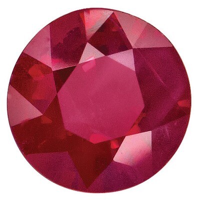 Ruby 3Mm Round Gemstone RU-0300-RDF-A, MPN: RU-0300-RDF-A,