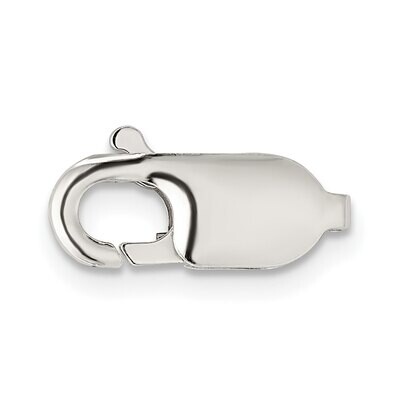 Standard Weight 13.5 x 5.1mm Lobster Clasp Sterling Silver SS3370, MPN: SS3370,