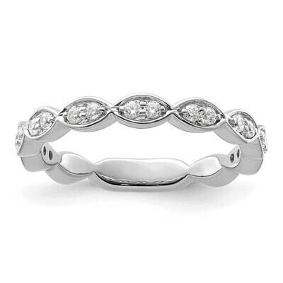 Si1/Si2, G H I, Band 14k White Gold Lab Grown Diamond RM9106-027-WLG, MPN: RM9106-027-WLG, 88395711…
