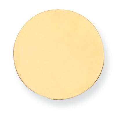 Round Stamping 14k Yellow Gold YG1013, MPN: YG1013,