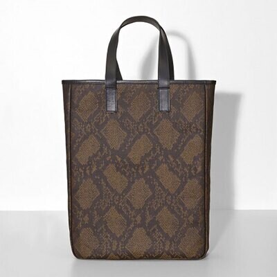Le Jacquard Francais Bag Python Marron 100% Coated Cotton 20% Pu Leather 27260, MPN: 27260, 3660269…