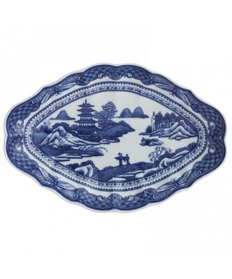 Mottahedeh Blue Canton Lobed Dish S189, MPN: S189,