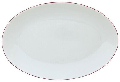 Raynaud Monceau Couleurs Vermilion red Small Oval Dish, MPN: 0365-37-502030, 3660006650646
