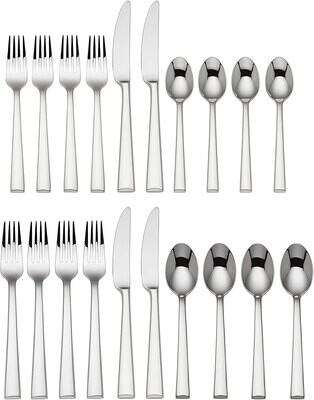 Lenox Continental Dining 20-Piece Flatware Set 828372, MPN: 828372,