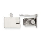 10.5 x 7mm Push Button Clasp Sterling Silver SS3614, MPN: SS3614,