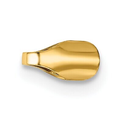 Round Chain Tab 14k Yellow Gold YG2080, MPN: YG2080,