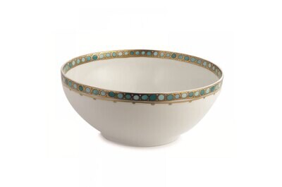 Robert Haviland Syracuse Tourquoise Salad Bowl HP61059, MPN: HP61059,