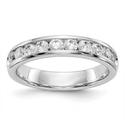 10-Stone Diamond Channel Band 14k White Gold RM3318B-079-WAA, MPN: RM3318B-079-WAA,