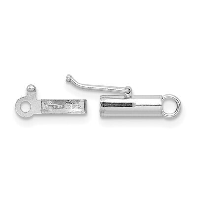 Polished Barrel Clasp 14k White Gold WG1808, MPN: WG1808,