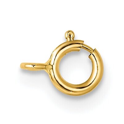Standard Weight Spring Ring Clasp 14k Yellow Gold YG1699, MPN: YG1699,