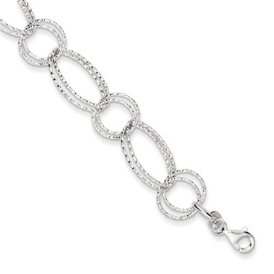 7 Inch Bracelet Sterling Silver QG3238-7, MPN: QG3238-7, 191101295942