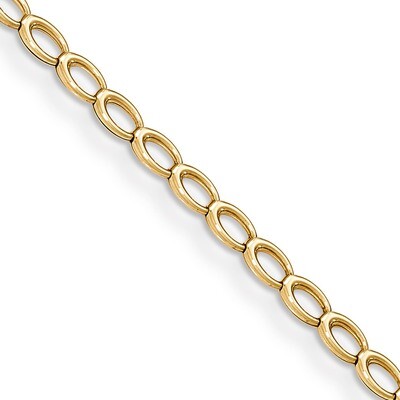 7.5 Inch Open Link Bracelet 14K Gold Polished FB1413-7.5, MPN: FB1413-7.5, 886774366081