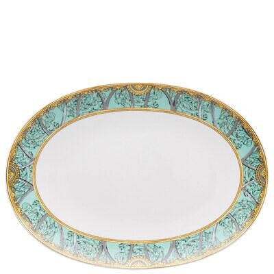 Versace La Scala del Palazzo Verde Platter 13 Inch, MPN: 19335-403664-12733, 790955081147