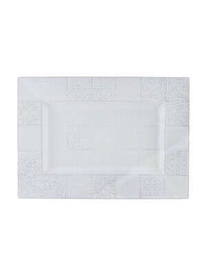 Bordallo Pinheiro Pinheiro Rua Nova Tray Antique White 65020895, MPN: 65020895, 5600413603260