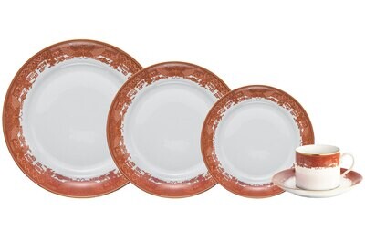 Mottahedeh Fitzhugh Cinnabar 5 Piece Place Setting S2500, MPN: S2500,