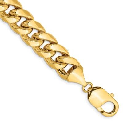 10 Inch 11mm Semi-Solid Miami Cuban with Lobster Clasp Chain 14k Gold BC158-10, MPN: BC158-10, 8839…