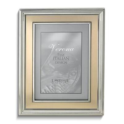 Verona Silver-tone and Gold-tone 8 x 10 Inch Photo Picture Frame GM25558, MPN: GM25558, 751148063494