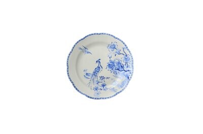 Mottahedeh Virginia Blue Bread &amp; Butter Plate with Center CW3603A, MPN: CW3603A,