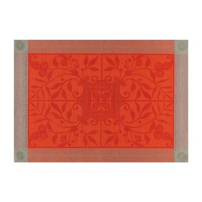 Le Jacquard Francais Venezia Cornelian Placemat 21 x 15 Inch Set of 4, MPN: 20086,