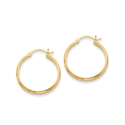 Hoop Earring 14k Gold Polished TA233, MPN: TA233, 883957288352