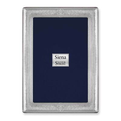 Bilaminate Hammered Rope with Star 4X6 Picture Frame Sterling Silver GM7122, MPN: GM7122,