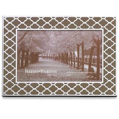 Reed and Barton Mocha 4 x 6 Inch Kasbah Picture Frame 5346, MPN: 5346, 735092234209