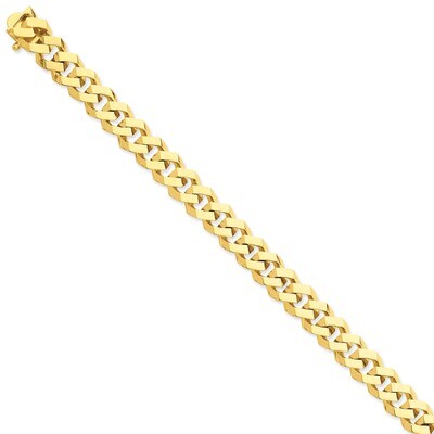 10mm Hand-polished Fancy Link Chain 24 Inch 14k Gold LK158-24, MPN: LK158-24, 191101649943