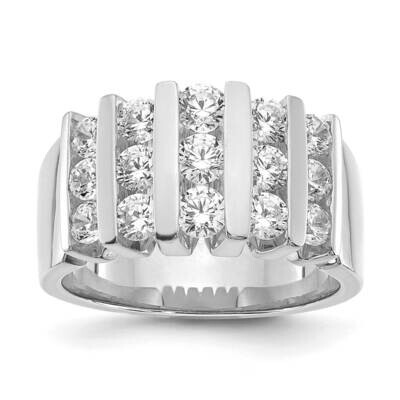 1.5Ctw Si1/Si2, G H I Lab Grown Diamondband 14k White Gold RM7486-150-7WLG, MPN: RM7486-150-7WLG, 8…