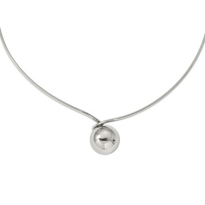 Neck Wire Stainless Steel Polished SRN2553 by Chisel, MPN: SRN2553,