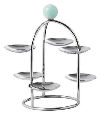 Sambonet Penelope Pastry Stand 6 Small Dishes 56577-A7, MPN: 56577-A7, 790955152434
