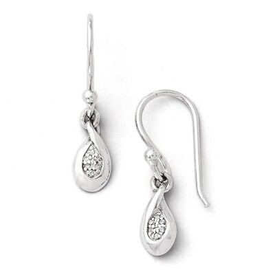 Earrings Sterling Silver Diamond QW292, MPN: QW292, 886774234090