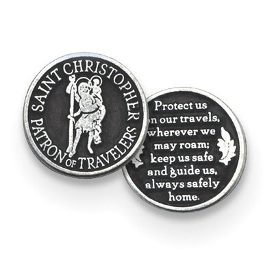 St Christopher Pocket Token GM10936, MPN: GM10936, 785525058339