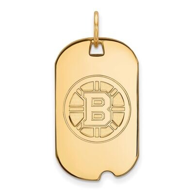 Boston Bruins Small Dog Tag Gold-plated Silver GP024BRI, MPN: GP024BRI, 886774743981