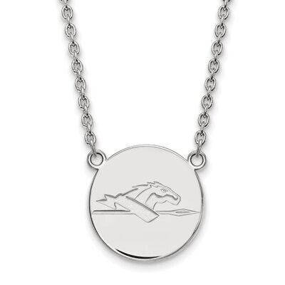 Longwood University Large Disc Pendant Sterling Silver SS022LOC-18, MPN: SS022LOC-18, 886774688169