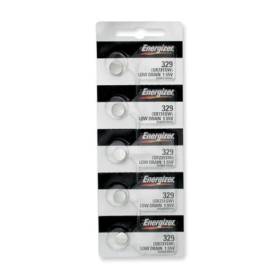 Energizer Watch Batteries Package of 5 WB329, MPN: WB329, 39800089304