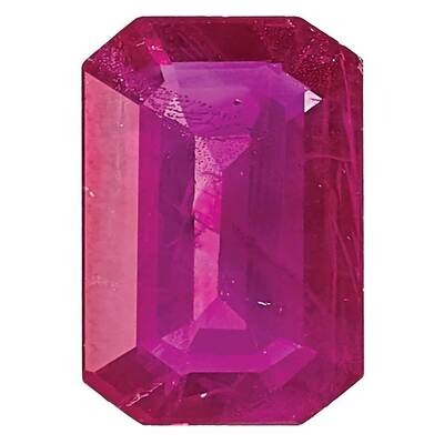 Ruby 6x4mm Emerald Cut A Quality RU-0604-OCE-A, MPN: RU-OCE-A,