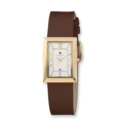 Charles Hubert IP-plated Silver Rectangle Dial Quartz Watch XWA4275, MPN: XWA4275, 848870005769