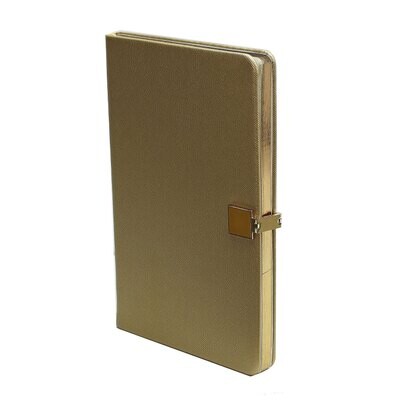 Addison Ross Gold &amp; Gold A5 Notebook A5 Inch Pu Leather NB1007, MPN: NB1007, UPC/EAN: 5024043189268