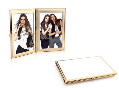 Addison Ross 2 x 3 Inch White &amp; Gold Picture Frame Gold FR3501, MPN: FR3501, UPC/EAN: 5024043188247