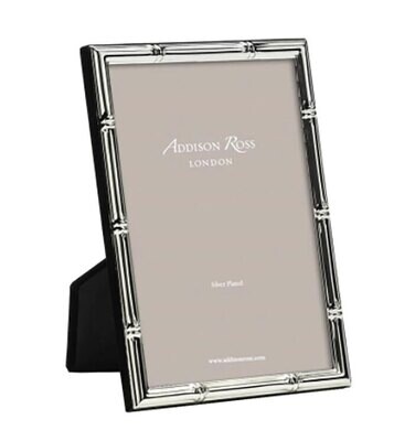 Addison Ross Bamboo Picture Frame 5 x 7 Inch Silver-plated FR0607, MPN: FR0607, UPC/EAN: 5024043130…
