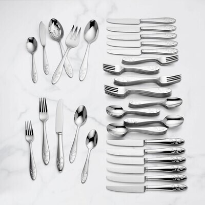 Lenox Butterfly Meadow Flatware 65-Piece Set 893674, MPN: 893674,