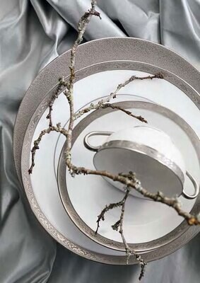Raynaud Ambassador Platinum Flat Cake Plate, MPN: 0017-17-504031, 3660006503096