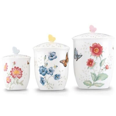 Lenox Butterfly Meadow Canister Set 813478, MPN: 813478, 882864249616