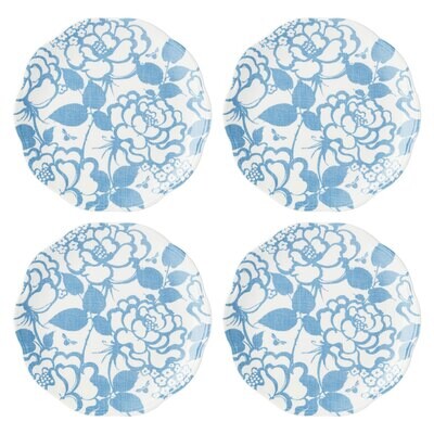 Lenox Butterfly Meadow Cottage Accent Plates Set of 4 Cornflower 894275, MPN: 894275, 194372023191