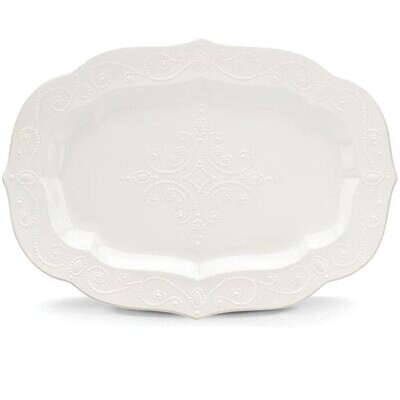 Lenox French Perle White Platter 844445, MPN: 844445, 882864487599
