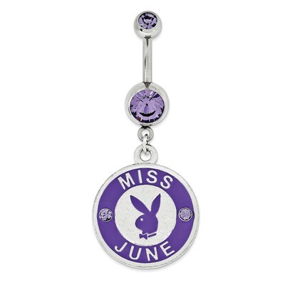 Playboy Miss June Belly Ring PBB161