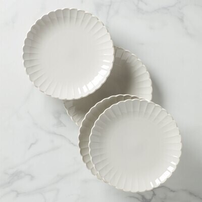 Lenox French Perle Scallop Dinner Plate Set of 4 893547, MPN: 893547,