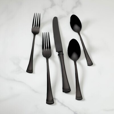 Lenox Portola Black 20-Piece Flatware Set 893677, MPN: 893677,