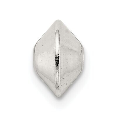 8 x 5.9mm Polished Saucer Bead Sterling Silver SS4046, MPN: SS4046,